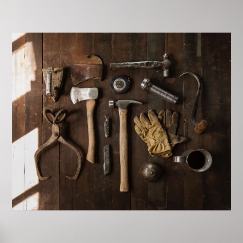 OLD TOOLS POSTER