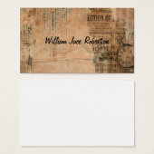 Old Torn Vintage Newspaper One Personalized (Front & Back)