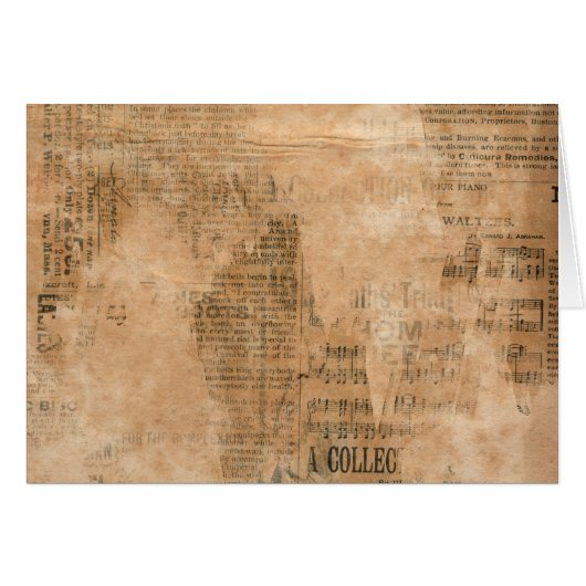 Old Torn Vintage Newspaper Two (Front Horizontal)