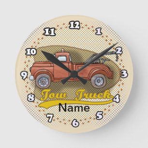 Old Tow Truck Clock