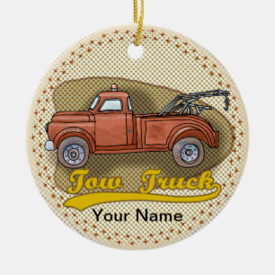 Old Tow Truck Ornament