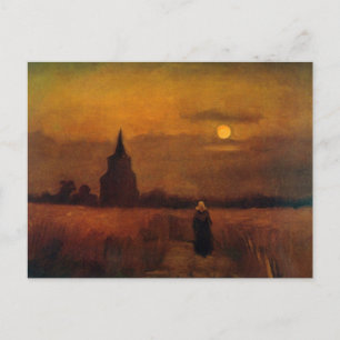Old Tower In The Fields by Vincent van Gogh Postcard