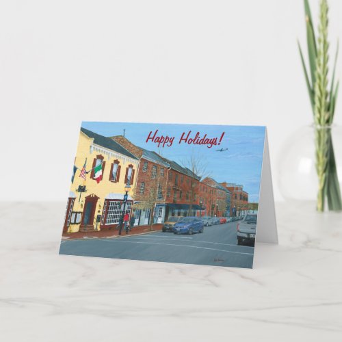 Old Town Alexandria in December Holiday Cards