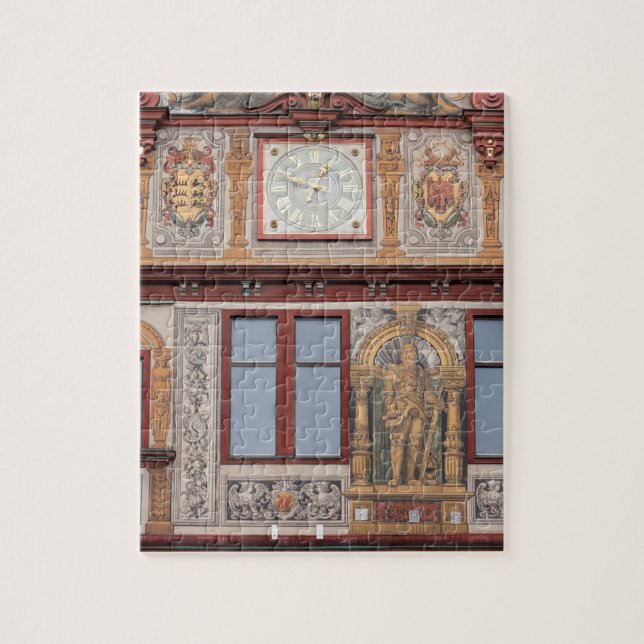 Old Town Building Frescos Jigsaw Puzzle (Vertical)