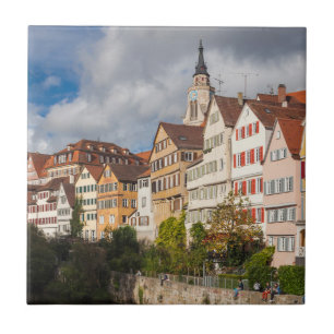 Old Town Buildings   Germany Ceramic Tile