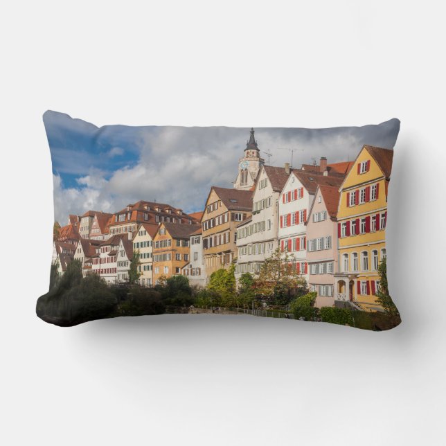 Old Town Buildings | Germany Lumbar Pillow (Front)