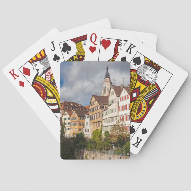 Old Town Buildings | Germany Poker Cards (Back)