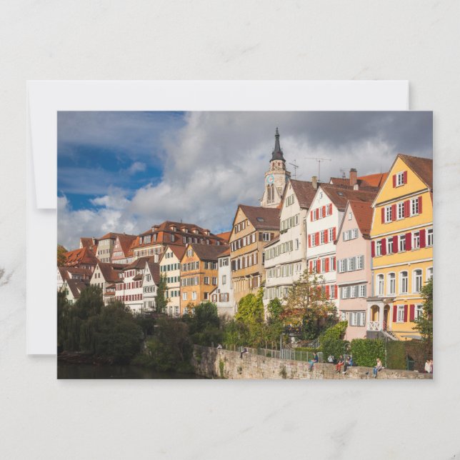 Old Town Buildings | Germany Thank You Card (Front)