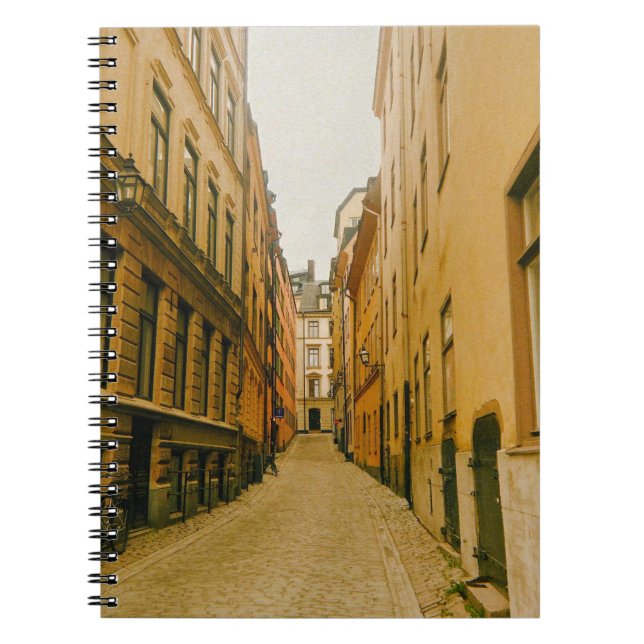 Old Town, Gamla Stan, Stockholm, Sweden Notebook (Front)