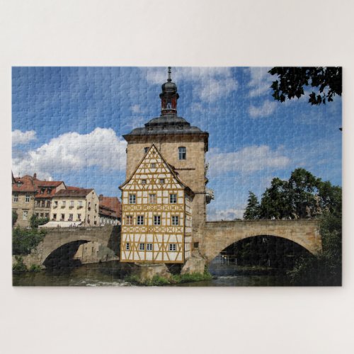 Old Town Hall Bridge Bamberg Germany Jigsaw Puzzle