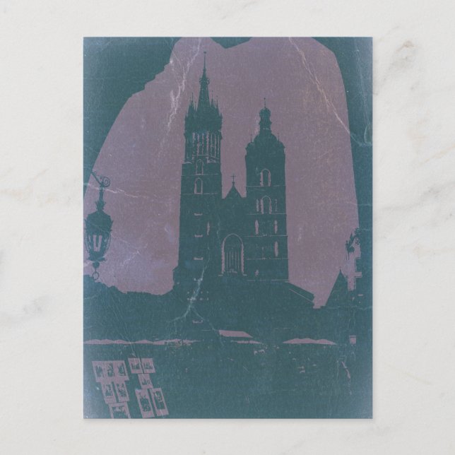 Old town Krakow Poland Postcard (Front)