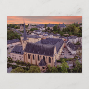 Old Town Luxembourg City Postcard