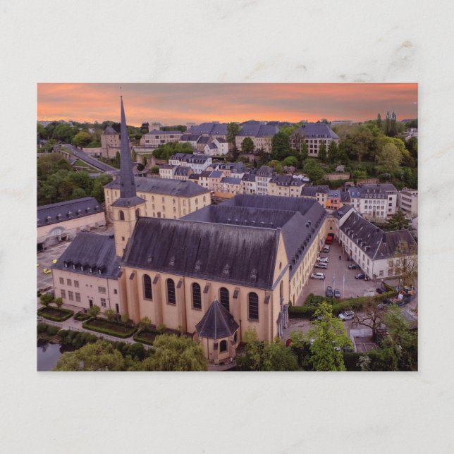 Old Town Luxembourg City Postcard (Front)