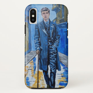 Old town, man, street, cane iPhone x case