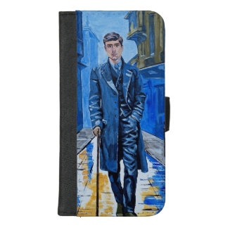 Old town, man, street, cane iPhone 8/7 plus wallet case