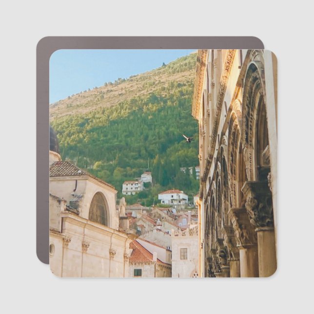 Old town of Dubrovnik  Car Magnet (Front)