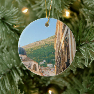 Old town of Dubrovnik Ceramic Ornament