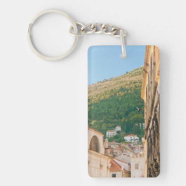 Old town of Dubrovnik  Keychain (Front)