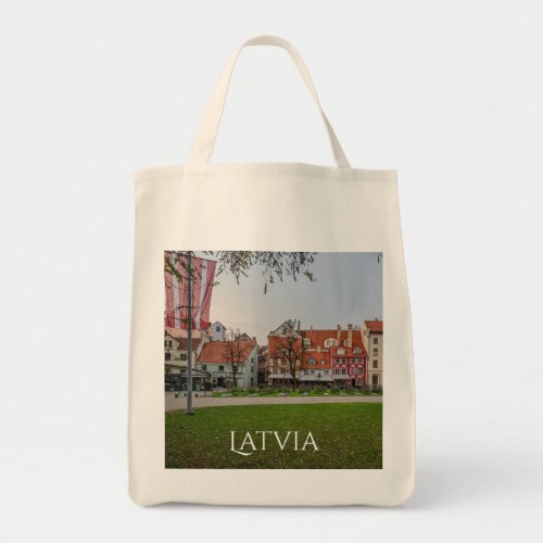 Old town of Riga in autumn Tote Bag