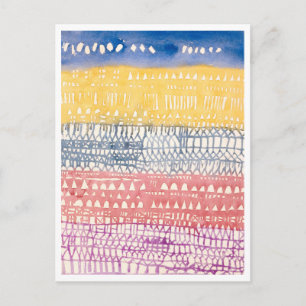 "Old Town (Overview)" Painting by Paul Klee Postcard