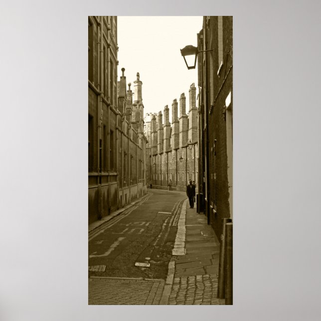 Old Town. Oxford (UK). Poster (Front)