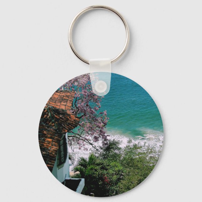 Old Town Puerto Vallarta Keychain (Front)