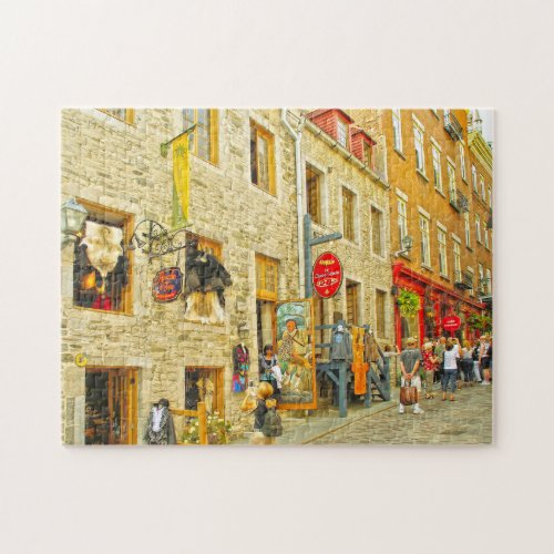 Old Town Quebec Jigsaw Puzzle