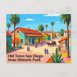 Old Town San Diego State Historic Park California Postcard