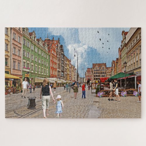 Old Town Square Jigsaw Puzzle