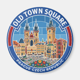 Old Town Square, Prague Czech Republic Magnet