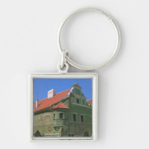 Old town square surrounded by 16th-century 2 keychain