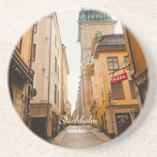 Old Town, Stockholm, Sweden Souvenir Coaster