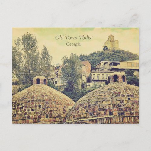 Old Town Tbilisi Georgia _ postcard
