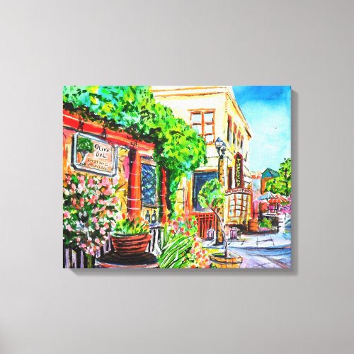 Old Town Temecula Ca Canvas Print