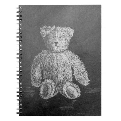 Old Toy original pastel drawing Notebook