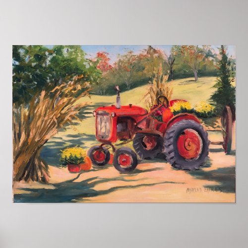 Old Tractor and New Bounty Poster