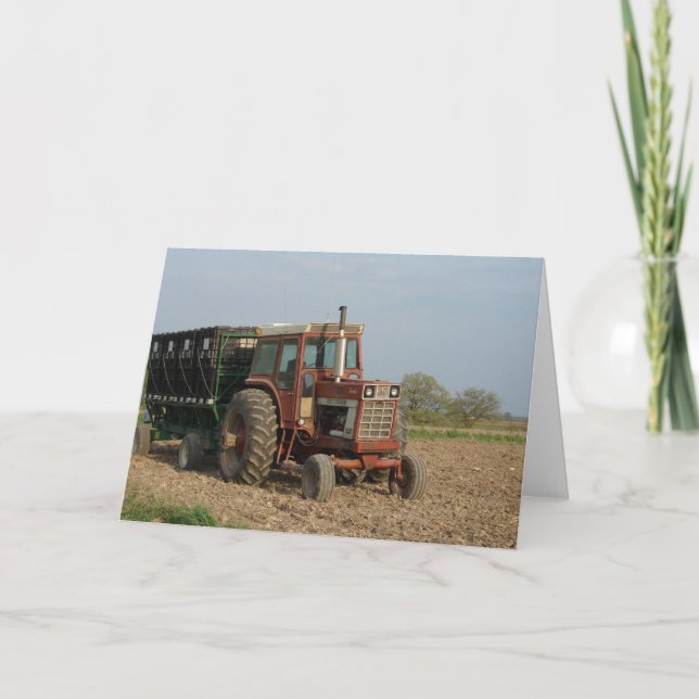 Old Tractor Card (Front)