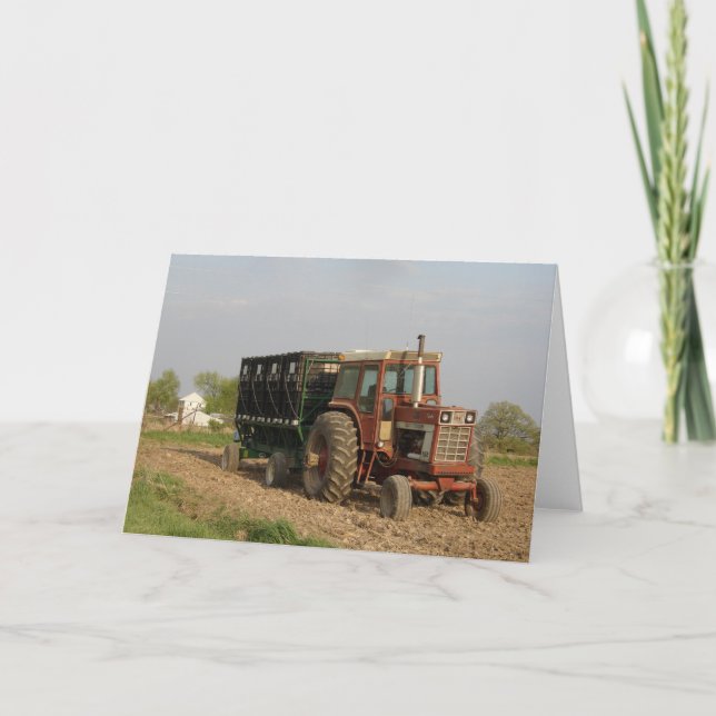 Old Tractor Card (Front)
