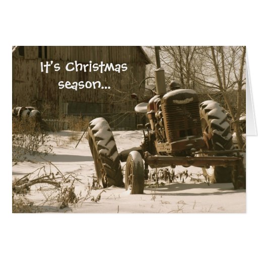 Ford tractor christmas cards #2