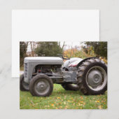 Old tractor in fall (Front/Back)