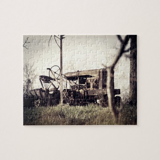 Old Tractor Jigsaw Puzzle (Horizontal)