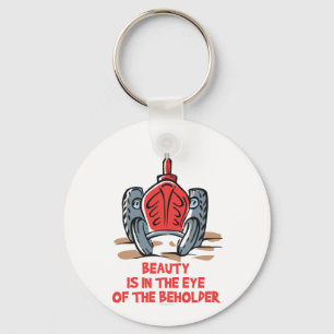 Old Tractor Keychain