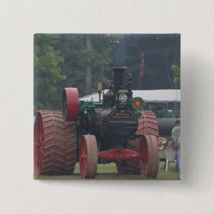 Old Tractor Pinback Button