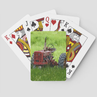 Old Tractor Poker Cards