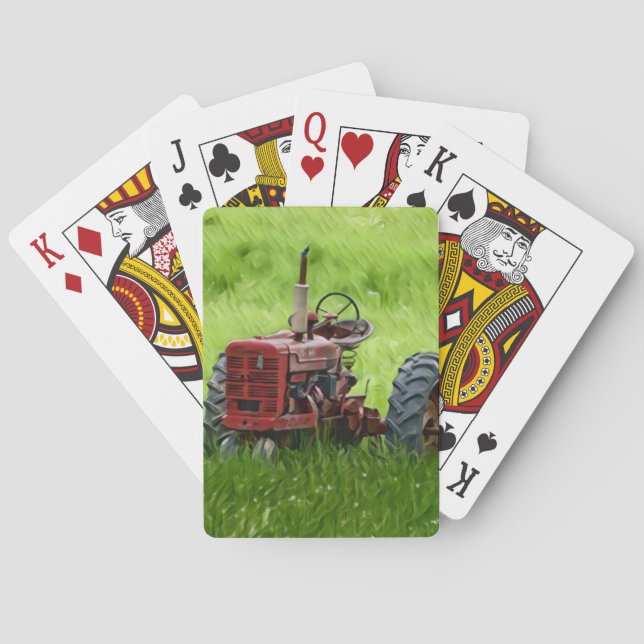 Old Tractor Poker Cards (Back)