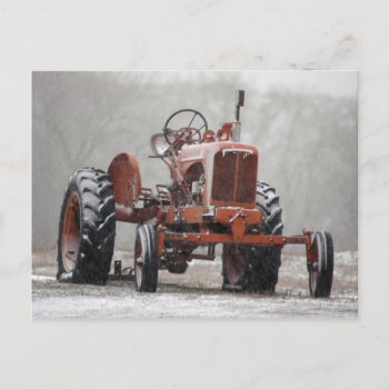 Old Tractor Postcard by SueshineStudio at Zazzle