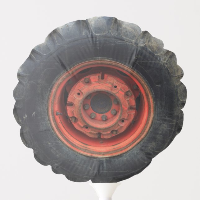 Old Tractor Wheel Balloon (Front)