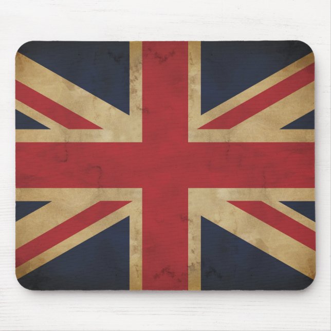 Old Traditional Union Jack Mousepad (Front)