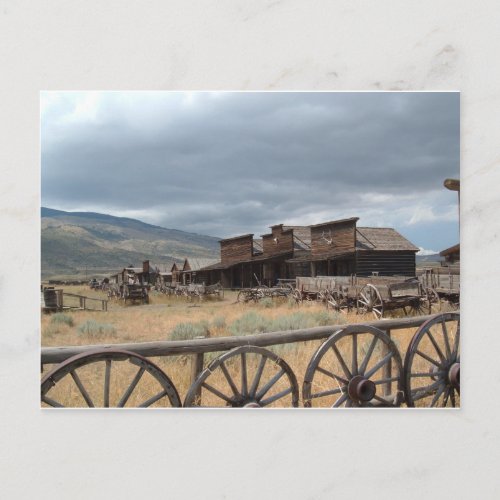 Old Trail Town Cody Wyoming Postcard
