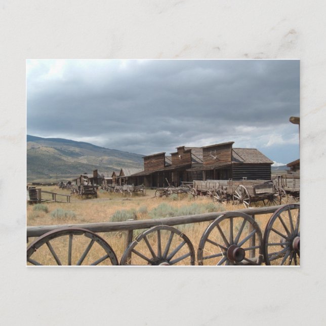 Old Trail Town, Cody, Wyoming Postcard (Front)